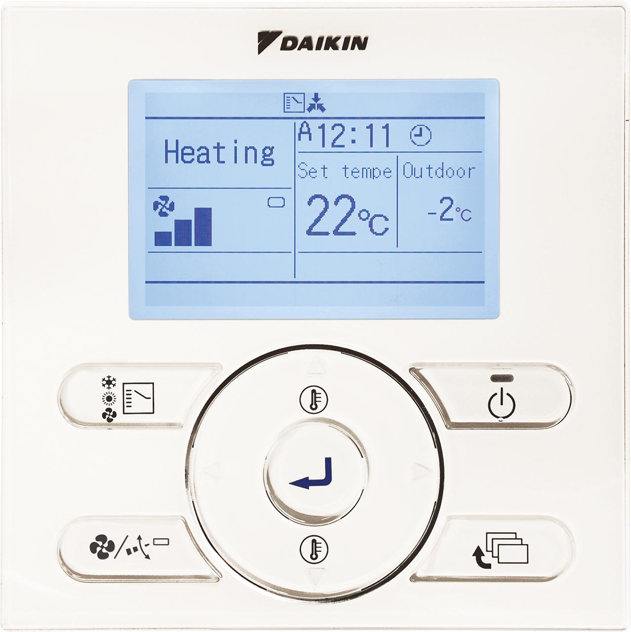 daikin remote control settings
